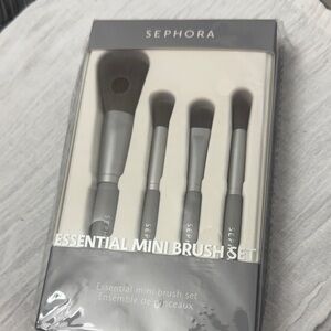 Sephora Mini Brush Set - Silver and Gray
